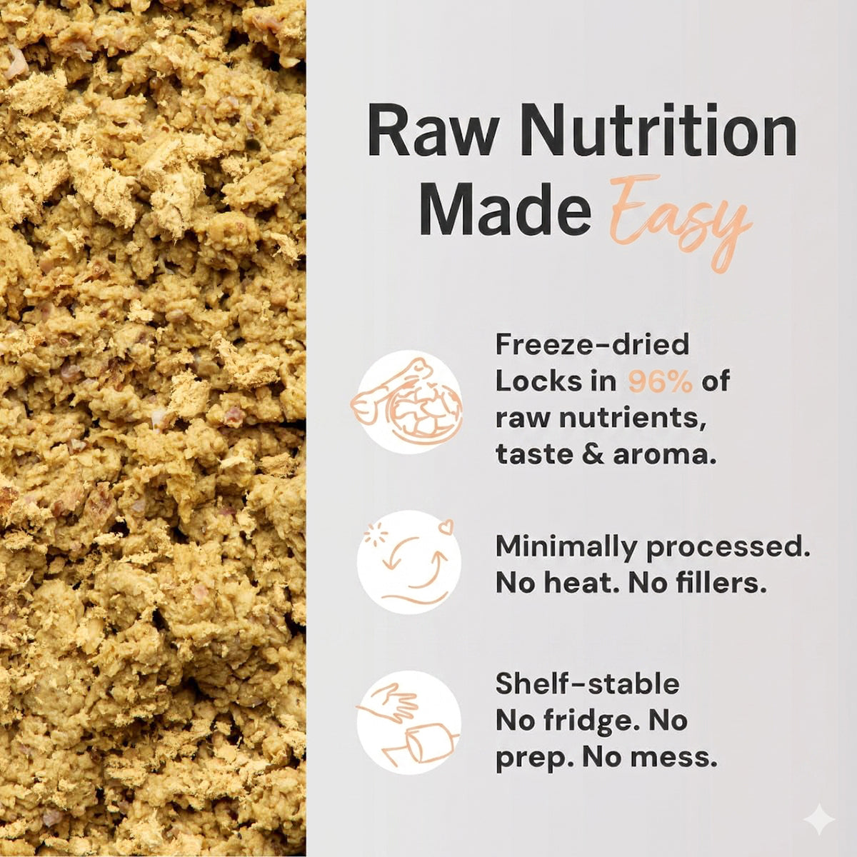 FREEZE-DRIED CAT FOOD CHICKEN RECIPE